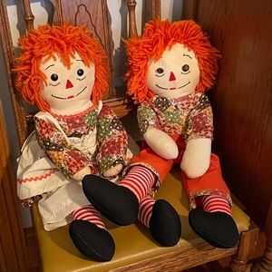 Raggedy Ann And Ann Doll